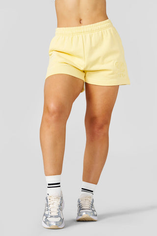 W1082 - Emblem Embossed Shorts