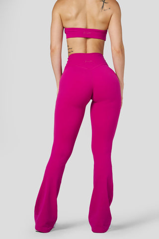W2229 Buttersoft Scrunch Band Flare Leggings (reg)