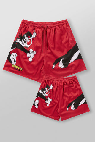 1098 - Looney Tunes Basketball Shorts