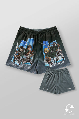 1126 - AOT© x YLA Mesh Shorts