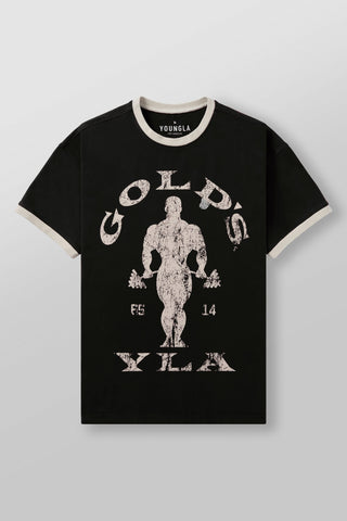 4009 - Golds Gym Ringer Tees