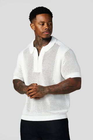 4308 - Upscale Crochet Polos