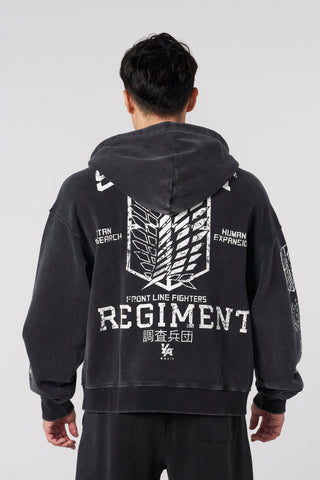 5138 - AOT©  x YLA Zip-Up Hoodies
