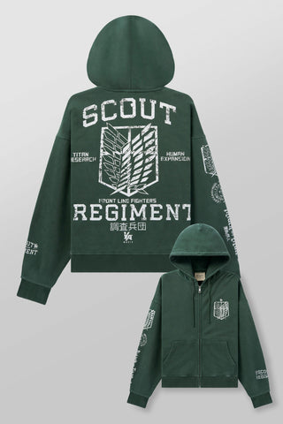 5138 - AOT©  x YLA Zip-Up Hoodies