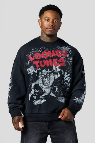 5256 - Looney Tunes Graffiti Crewnecks