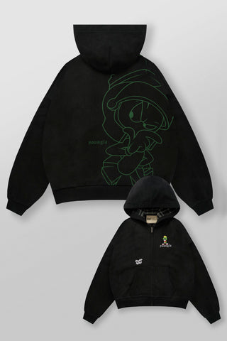 5257 - Looney Tunes Plaid Zip-Ups