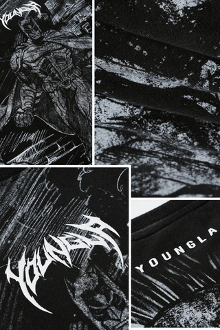 8002 - Batman Comic Longsleeves