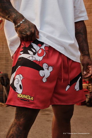 1098 - Looney Tunes Basketball Shorts
