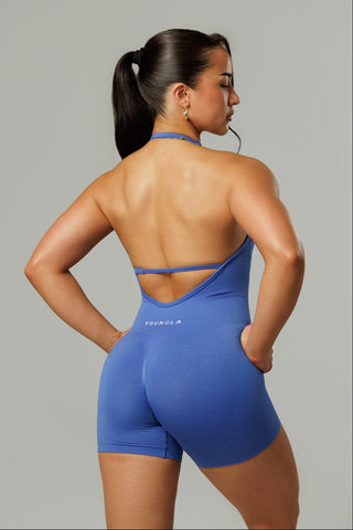 W7007 Pulse Seamless Halter Romper