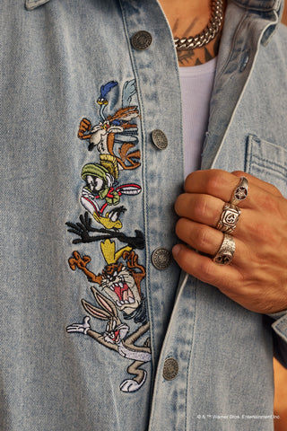 8112 - Looney Tunes Denim Shirt