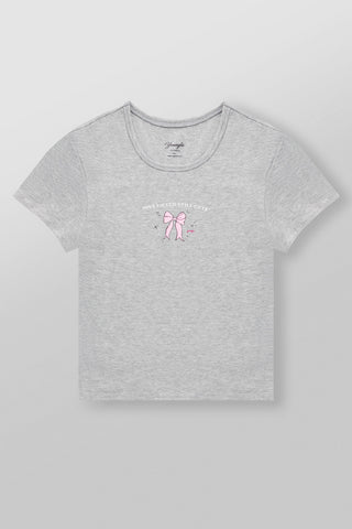W4336 gym girl baby Tee