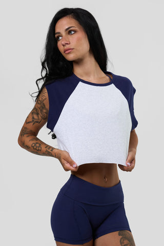 W4306 - Raglan Cutoff