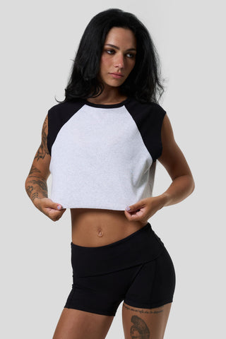 W4306 - Raglan Cutoff